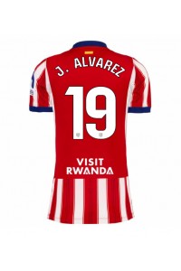 Atletico Madrid Julian Alvarez #19 Jalkapallovaatteet Naisten Kotipaita 2026-27 Lyhythihainen